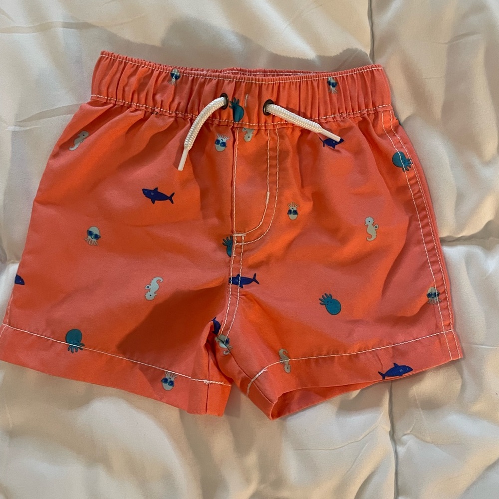 Carters Under the Sea Swim Trunks 6M
